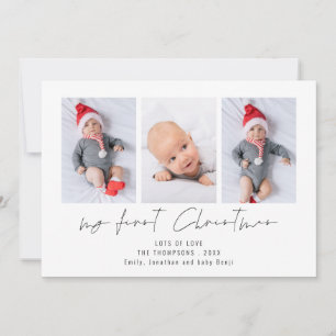 3 Foto 2027 Kalender Baby 1e Kerstmis Feestdagenkaart