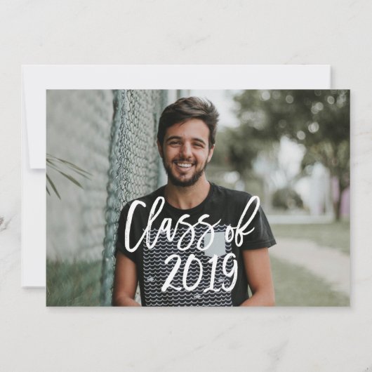 3 Foto (2+1) Script Afstuderen Hartelijk dank Bedankkaart (Achterkant)