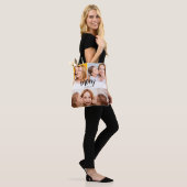 3 Foto Aangepast Jaar Moederdag Moeder Gesticht J Tote Bag (Op model)