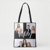 3 Foto Aangepast Jaar Moederdag Moeder Gesticht J Tote Bag (Voorkant)