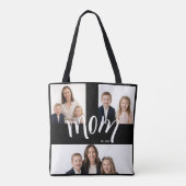 3 Foto Aangepast Jaar Moederdag Moeder Gesticht J Tote Bag (Achterkant)