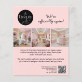3 Foto Aangepaste Tekst Logo Schoonheidssalon Flyer (Voorkant)