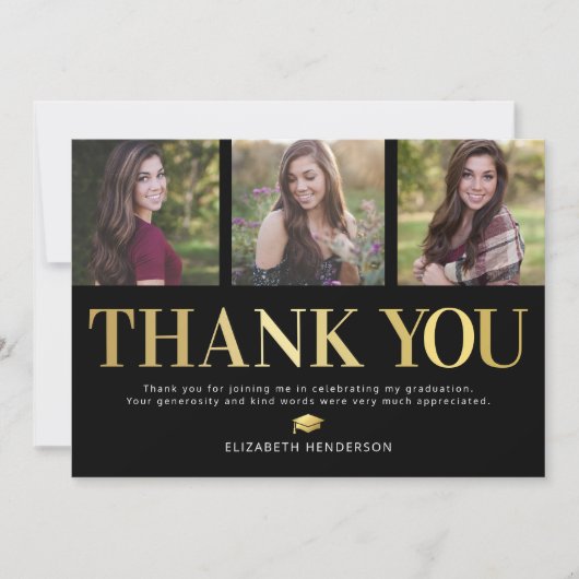 3 Foto-Afstuderen Bedankkaart (Voorkant)
