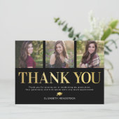 3 Foto-Afstuderen Bedankkaart (Staand voorkant)