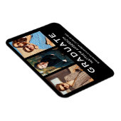 3 Foto Afstuderen Moderne aankondiging Magneet (Rechterzijde)