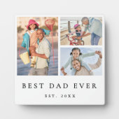 3 foto beste vader ooit fotoplaat (Voorkant)
