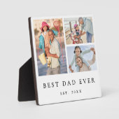 3 foto beste vader ooit fotoplaat (Voorkant)