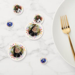 3 Foto Boho Waterverf Bloemen Afstudeerder Foto Co Confetti