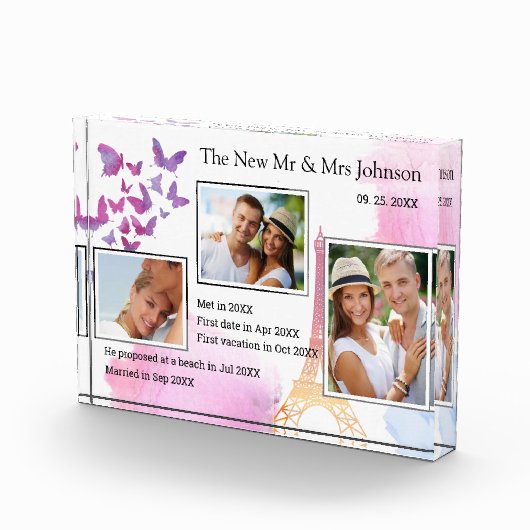 3 Foto Bruid & Bruidegom Love Story Journey Keepsa (Rechts)