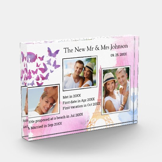 3 Foto Bruid & Bruidegom Love Story Journey Keepsa (Links)