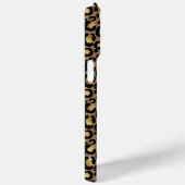 3 Foto Bruin En Goud Luipaardprint Case-Mate iPhone Case (Achterkant / Rechts)