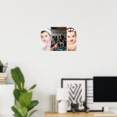 3 Foto Collage Aangepast Gepersonaliseerd Poster (Thuiskantoor)