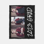 3 Foto Collage Afstuderen Fleece Deken (Voorkant)