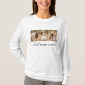 3 Foto Collage Best Mam Ever Women's Long Slapes T-shirt (Voorkant)