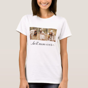 3 Foto Collage Best Mam Ever Women's T-shirt