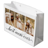3 Foto Collage Beste mama ooit Groot Cadeauzakje (Achterkant Gekanteld)