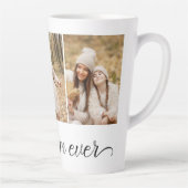 3 Foto Collage Beste mama ooit Latte Mok (Rechts)