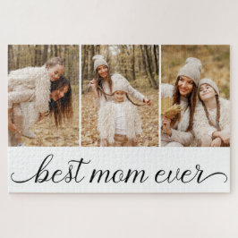 3 Foto Collage Beste mama ooit Legpuzzel