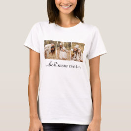 3 Foto Collage Beste Moeder Ooit Dames T-shirt