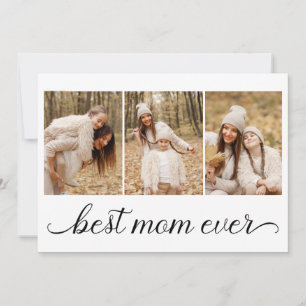 3 Foto Collage Beste Moeder Ooit Kaart