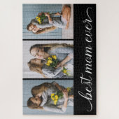 3 Foto Collage Beste Moeder Ooit  Legpuzzel (Verticaal)
