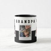 3 Foto Collage Beste opa ooit Persoonlijk Mok (Midden)