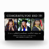 3 Foto Collage Congrats Pandemic Afstuderen 2022 (Voorkant)