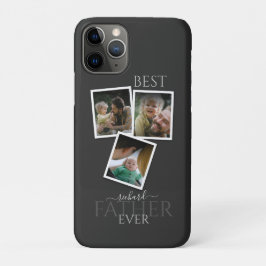 3 Foto Collage Dad Family Memorable Vaderdag Case-Mate iPhone Case