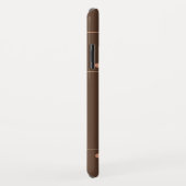 3 Foto Collage Dog Name Brown Heart Case-Mate iPhone Case (Achterkant/rechts)