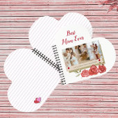 3 Foto Collage Floral Modern Elegant Moederdag Notitieboek