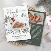 3 Foto Collage Geboorte Aankondiging Baby shower