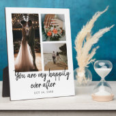 3 Foto Collage Huwelijksverjaardag Citaat Fotoplaat (Zijkant)