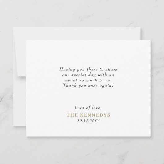 3 Foto collage Love and Bedankt Wedding (Achterkant)