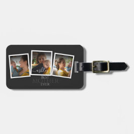 3 Foto Collage Mam Family Memorable Moederdag Bagagelabel