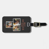 3 Foto Collage Mam Family Memorable Moederdag Bagagelabel (Voorkant horizontaal)
