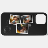 3 Foto Collage Mam Family Memorable Moederdag Case-Mate iPhone Case (Achterkant (horizontaal))