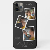 3 Foto Collage Mam Family Memorable Moederdag Case-Mate iPhone Case (Achterkant)