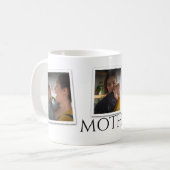 3 Foto Collage Mam Family Memorable Moederdag Koffiemok (Voorkant links)