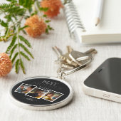 3 Foto Collage Mam Family Memorable Moederdag Sleutelhanger (Zijkant)