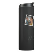 3 Foto Collage Mam Family Memorable Moederdag Thermosbeker (Gedraaid links)