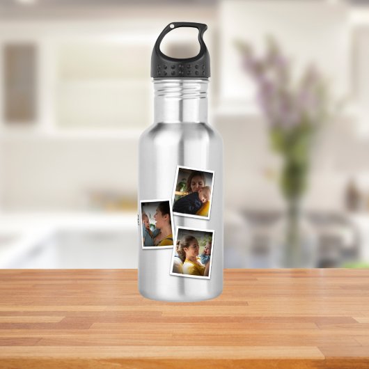 3 Foto Collage Mam Family Memorable Moederdag Waterfles