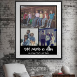3 Foto collage met Script-tekst - zwart wit Poster<br><div class="desc">Een leuke manier om herinneringen vast te leggen en te delen met vrienden. Voeg een horizontale foto,  2 vierkante foto's en uw favoriete titel toe om een cool cadeau voor vrienden te maken.</div>