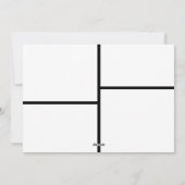 3 Foto Collage Modern Merry Kerstmis Feestdagenkaart (Achterkant)