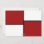 3 Foto Collage Modern Prettige feestdagen Red Feestdagenkaart (Achterkant)