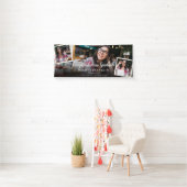 3 Foto Collage Moderne Afstudeerfeest Spandoek (Insitu)
