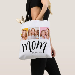 3-foto-collage Moeder Is Elegant Praktisch Cadeau Tote Bag