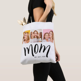 3-foto-collage Moeder Is Elegant Praktisch Cadeau Tote Bag