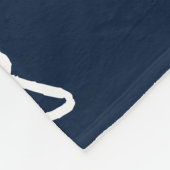 3 Foto Collage Navy 2023 Afstuderen Fleece Deken (Hoek)