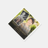 3 Foto Collage Pensioenfeestje Servet (Hoek)