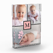 3 Foto Collage Pink Gray Aangepast fotoblok (Links)